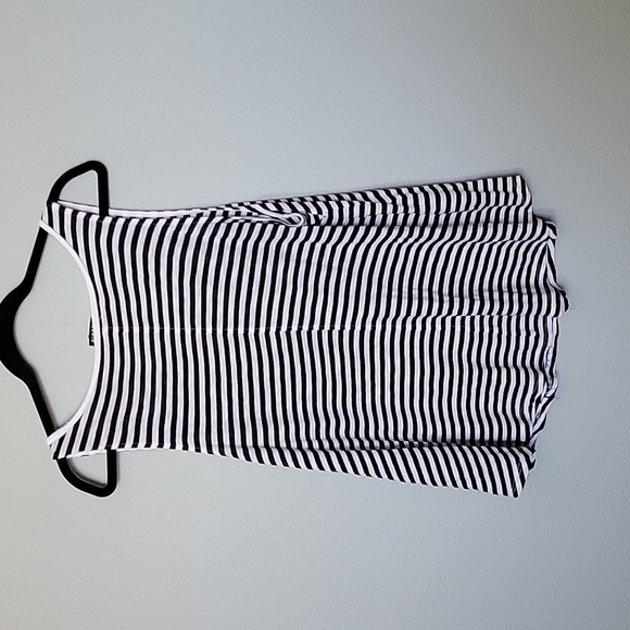 Torrid Academia Preppy Indie Grunge striped black and white heritage slub top 0X - Picture 7 of 8